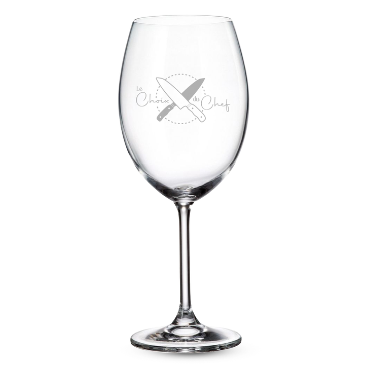 Verre gravé - Le Choix du Chef