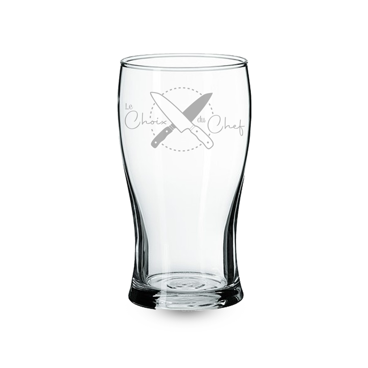 Verre gravé - Le Choix du Chef