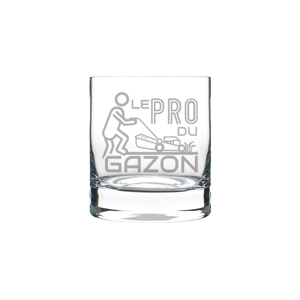 Verre gravé - Le Pro du Gazon