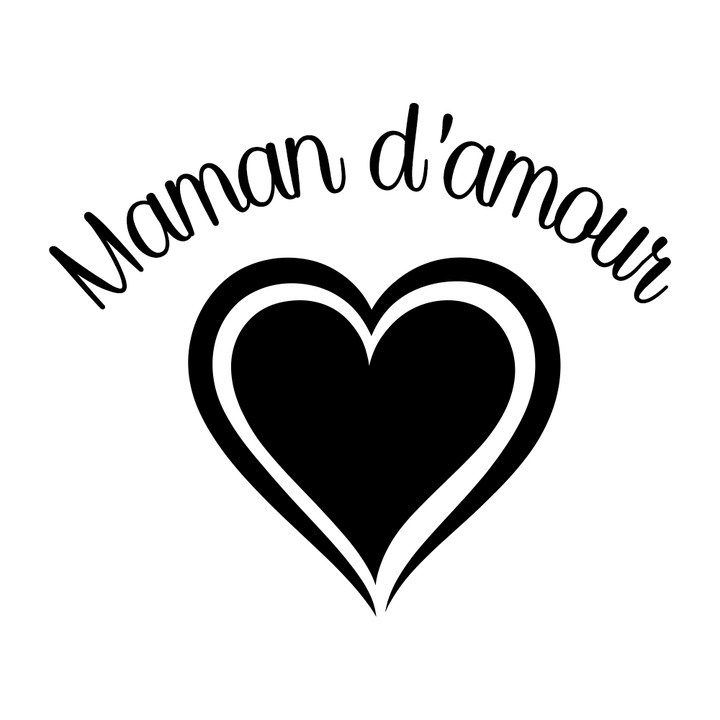 Verre gravé - Maman d'amour