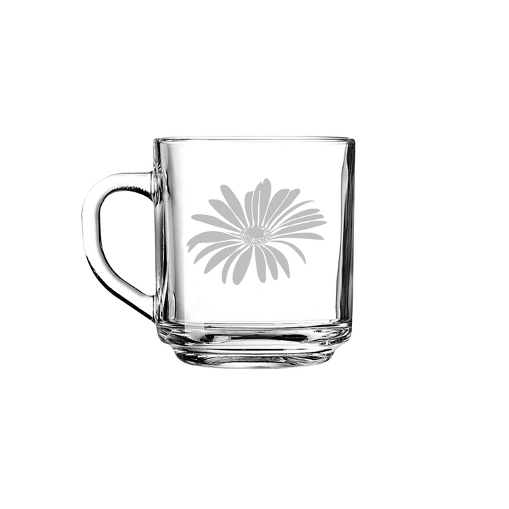 Verre gravé - Marguerite