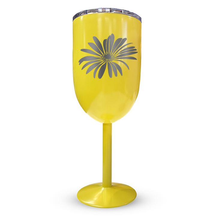 Verre gravé - Marguerite