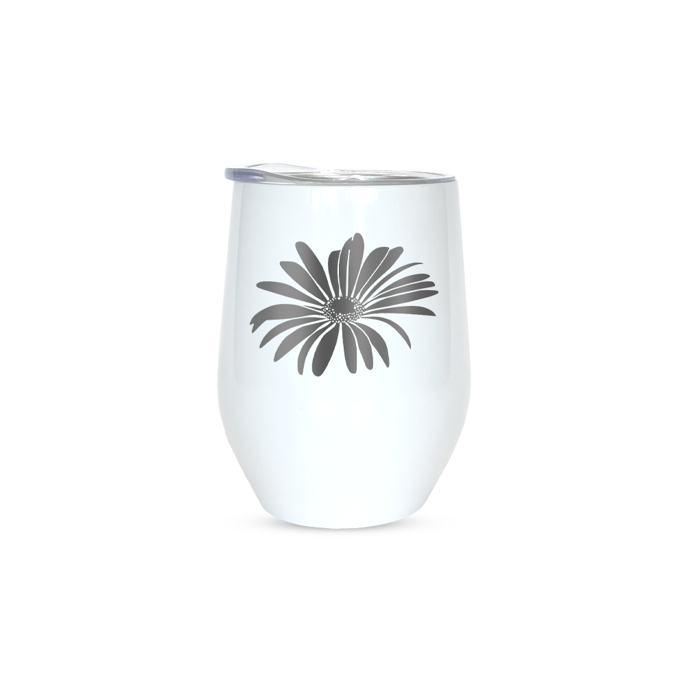 Verre gravé - Marguerite