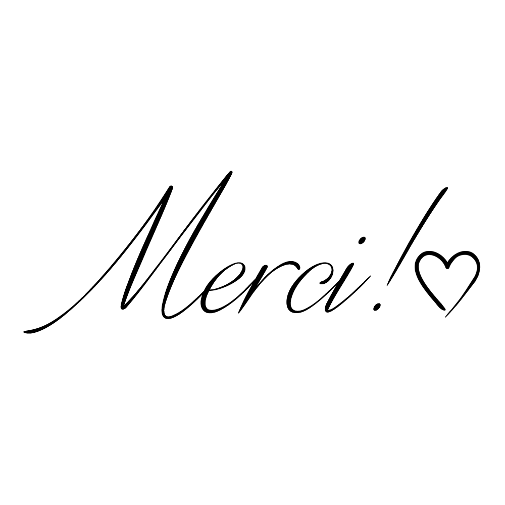 Verre gravé - Merci!