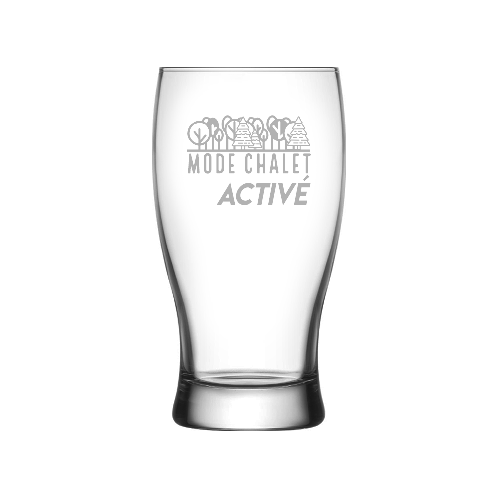 Verre gravé - Mode Chalet Activé