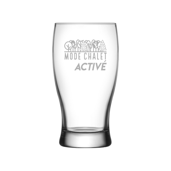 Verre gravé - Mode Chalet Activé