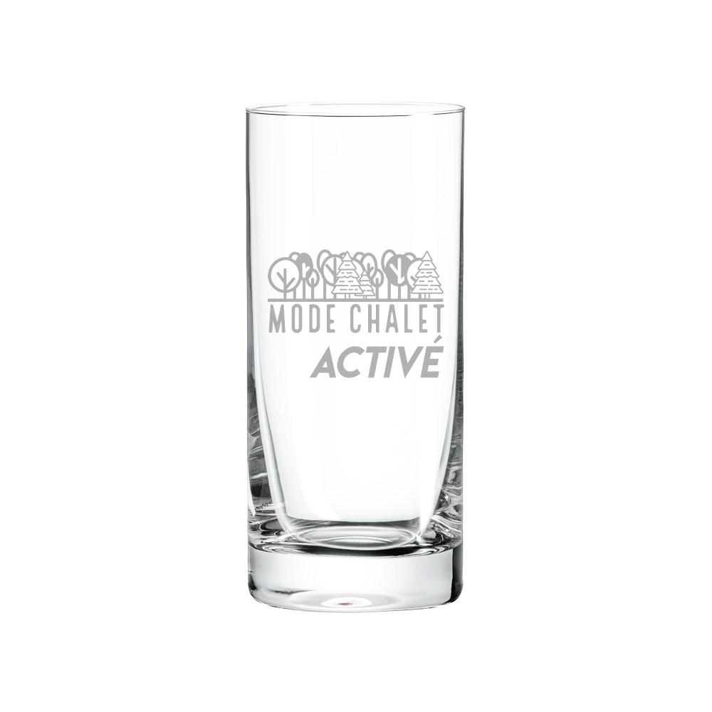 Verre gravé - Mode Chalet Activé
