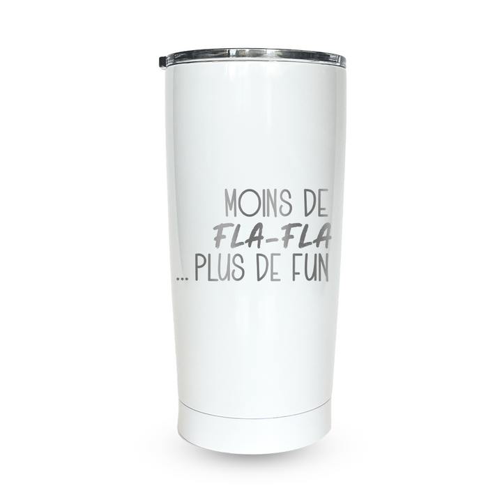 Verre gravé - Moins de fla-fla... plus de fun