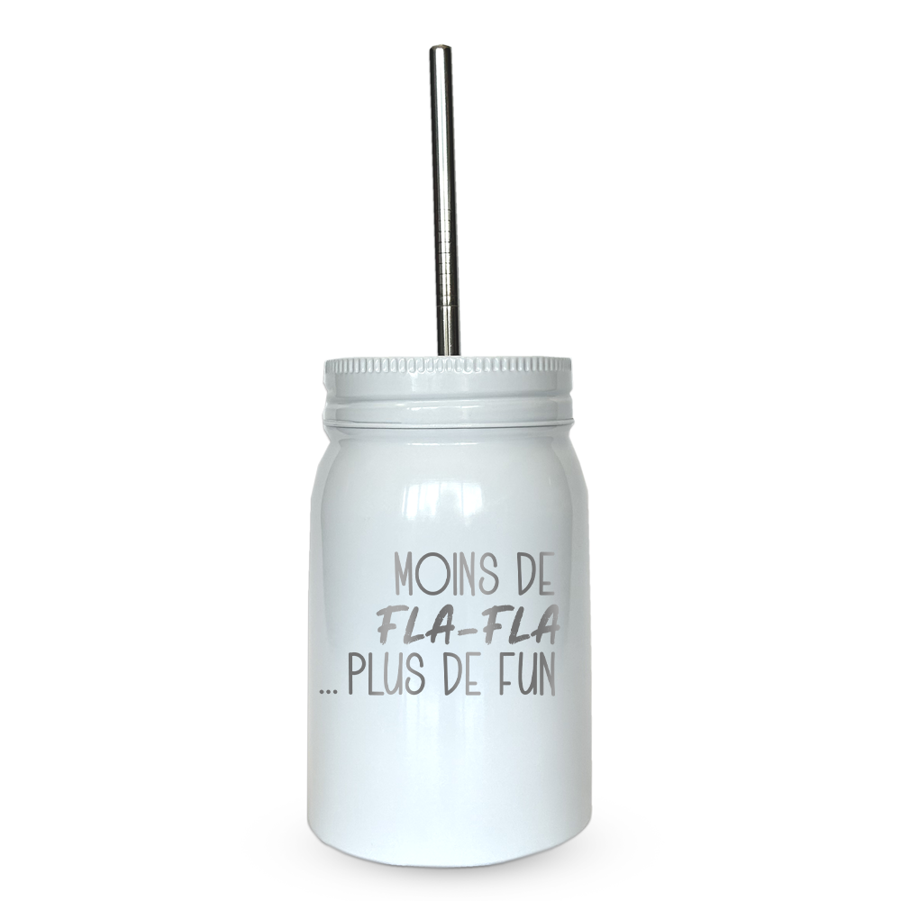 Verre gravé - Moins de fla-fla... plus de fun