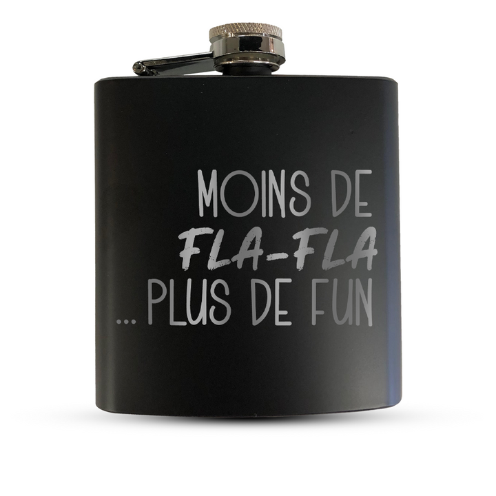 Verre gravé - Moins de fla-fla... plus de fun