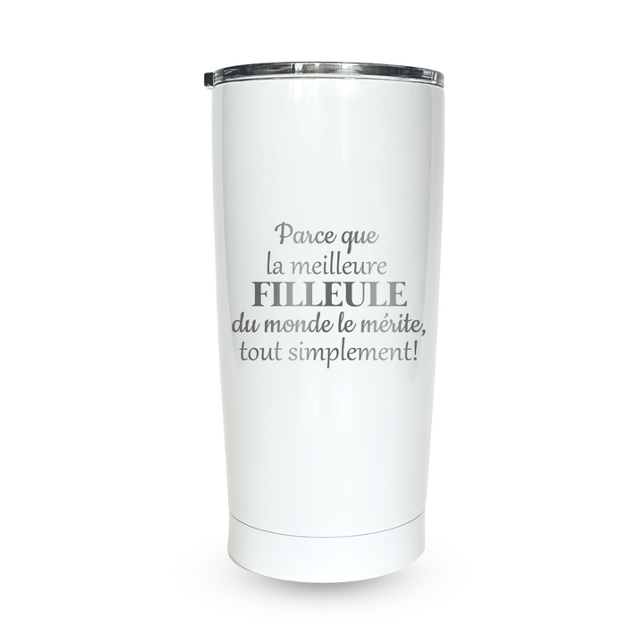 Verre gravé - Parce que la meilleure Filleule