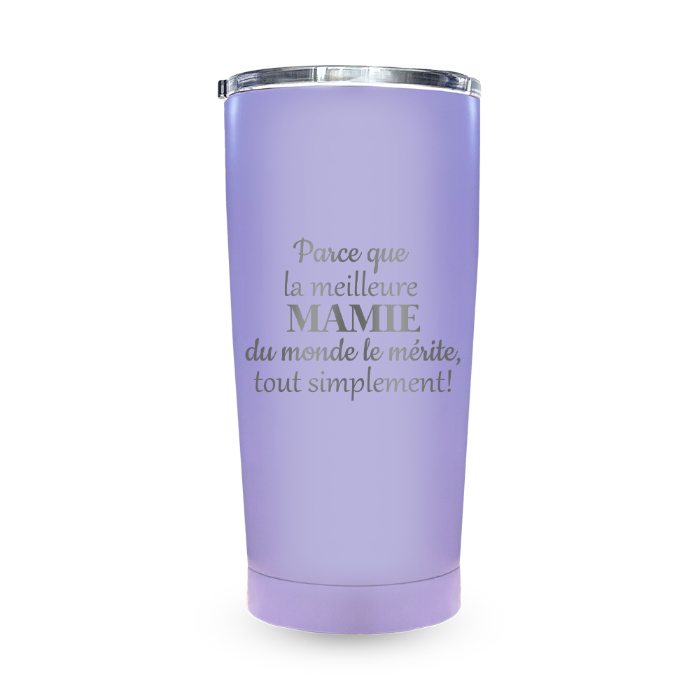 Verre gravé - Parce que la meilleure Mamie