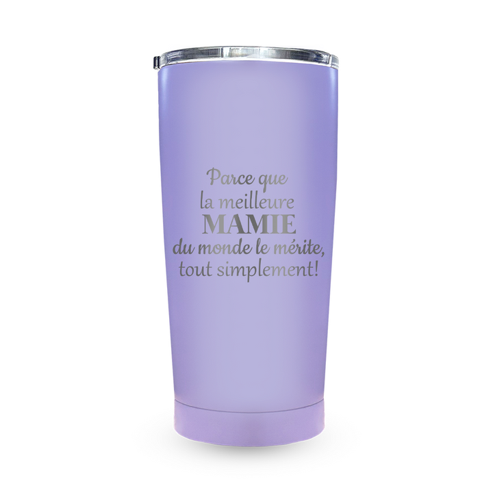 Verre gravé - Parce que la meilleure Mamie