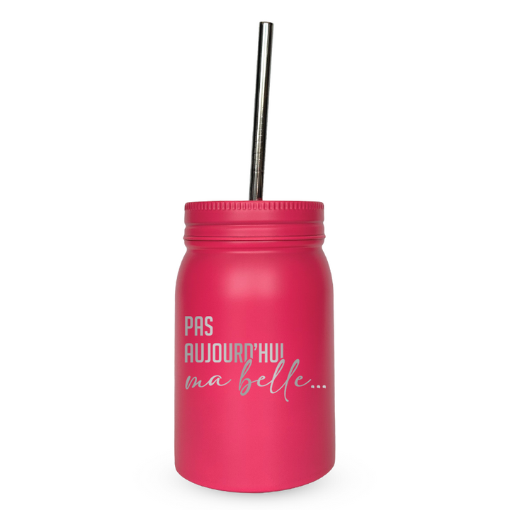 Verre gravé - Pas aujourd'hui ma belle...