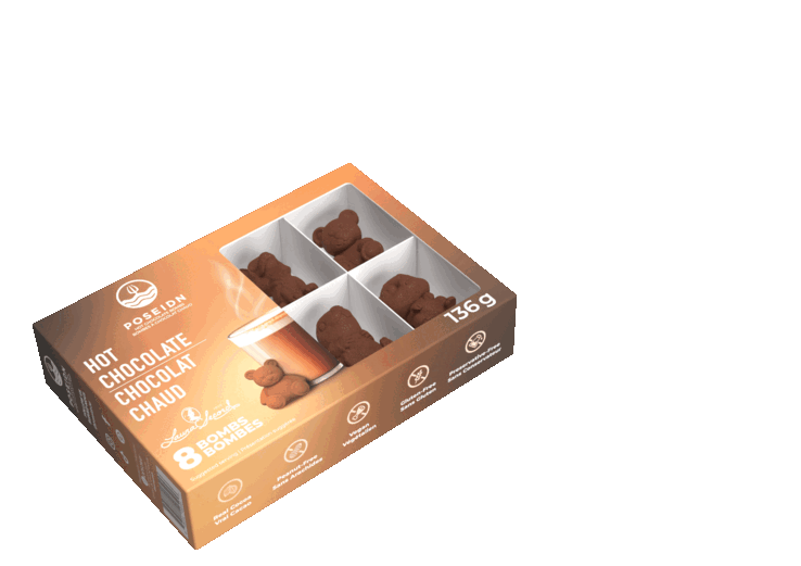 Coffret Variété de Chocolats Chauds - Poseidn