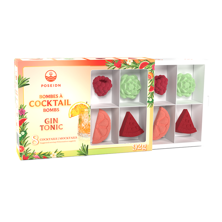 Coffret Variété de Gins Tonics/Mocktails - Poseidn