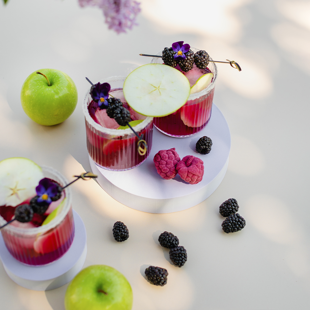 Bombe Sangria | Mûre, pomme verte et vanille - Poseidn