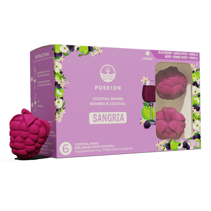 Bombe Sangria | Mûre, pomme verte et vanille - Poseidn