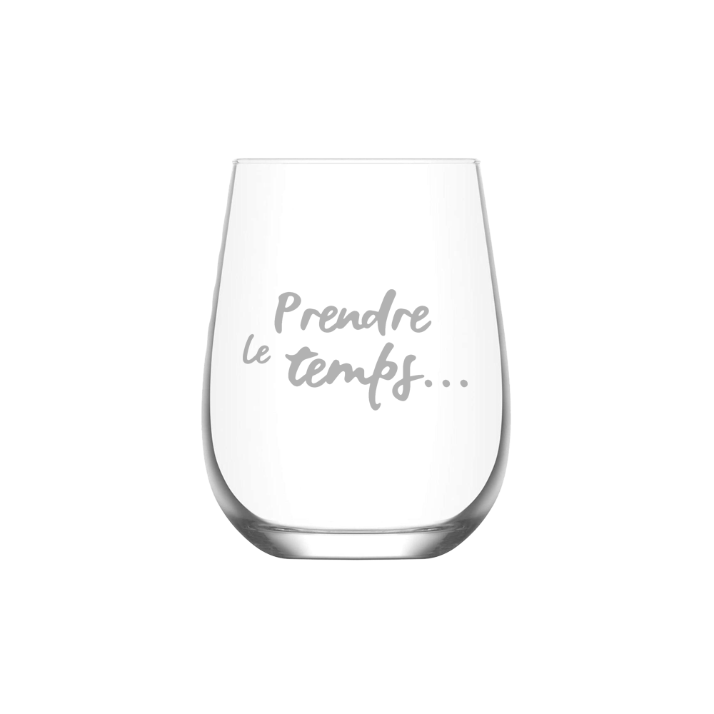 Verre gravé - Prendre le temps
