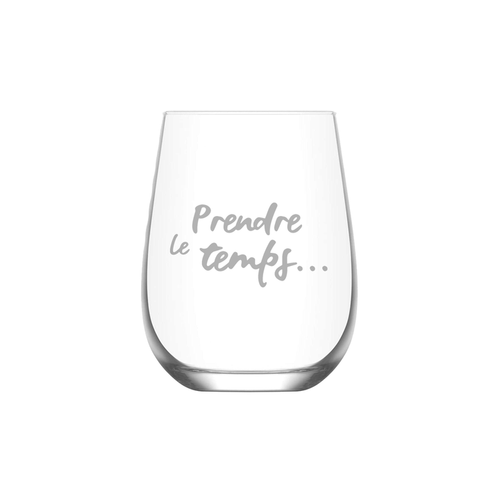 Verre gravé - Prendre le temps