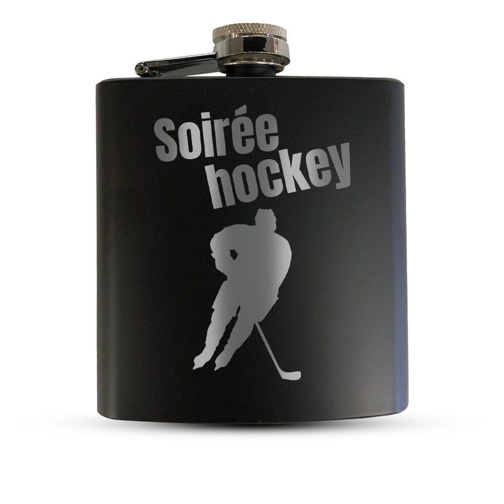 Verre Gravé - Soirée Hockey