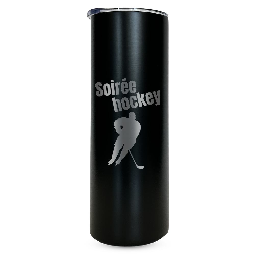 Verre Gravé - Soirée Hockey