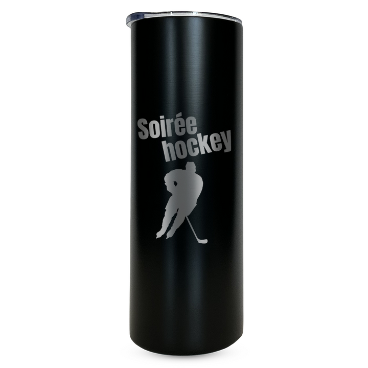 Verre Gravé - Soirée Hockey