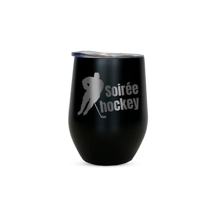 Verre Gravé - Soirée Hockey