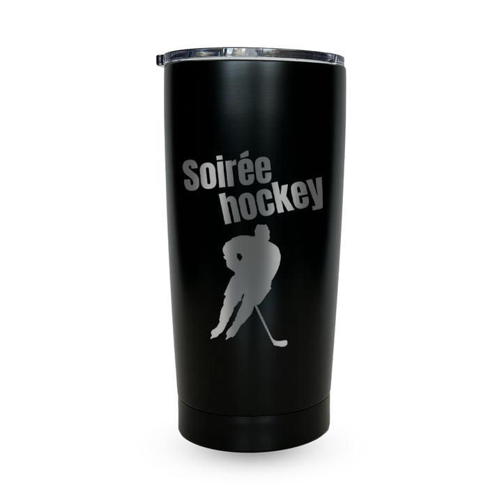 Verre Gravé - Soirée Hockey