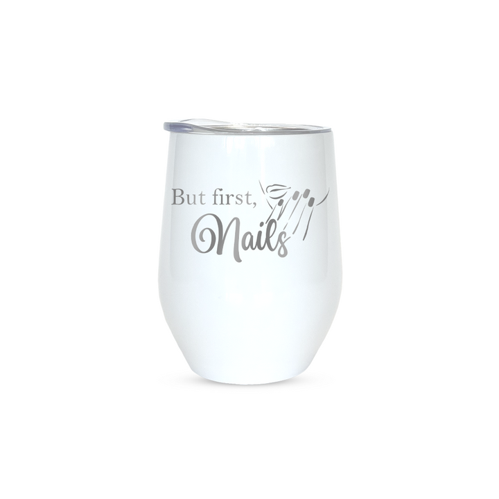 Verre gravé - But first, Nails