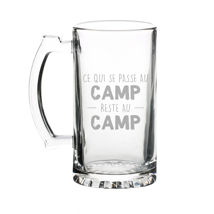 Verre gravé - Ce qui se passe au CAMP