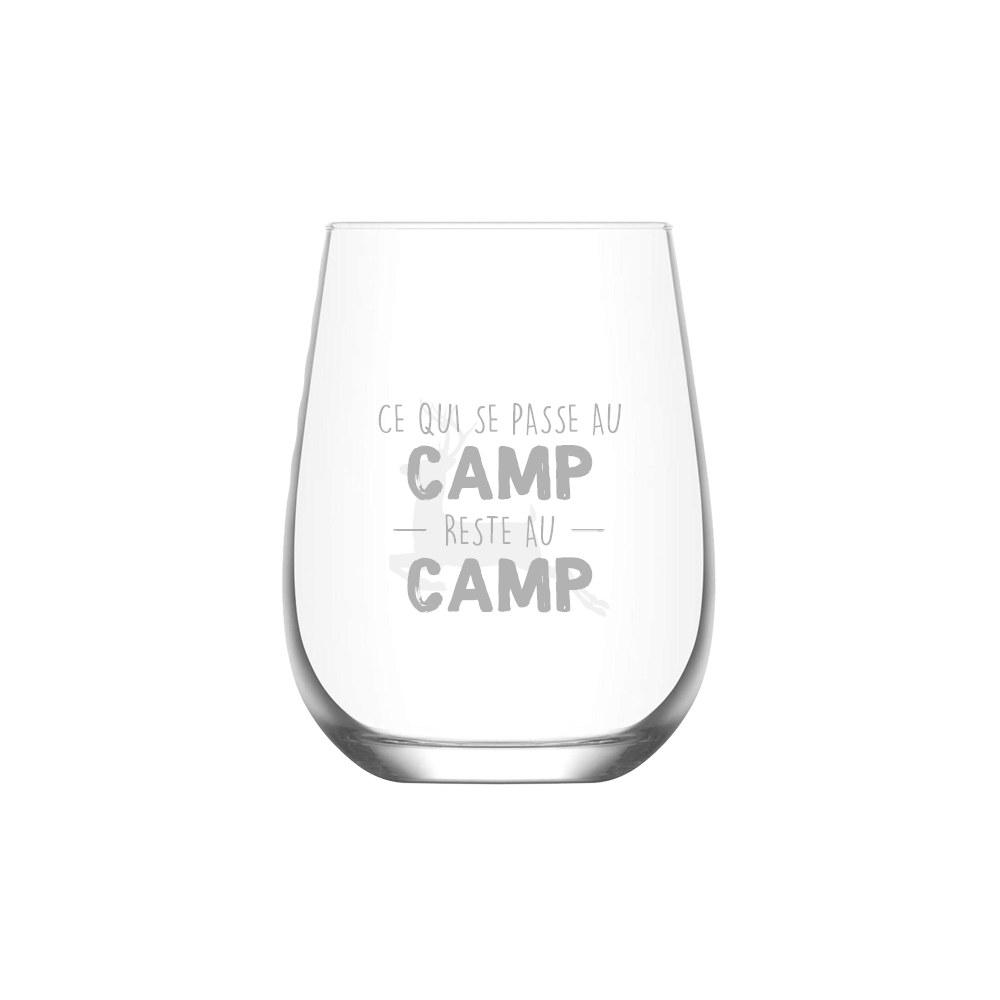 Verre gravé - Ce qui se passe au CAMP