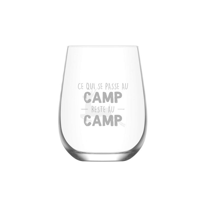 Verre gravé - Ce qui se passe au CAMP