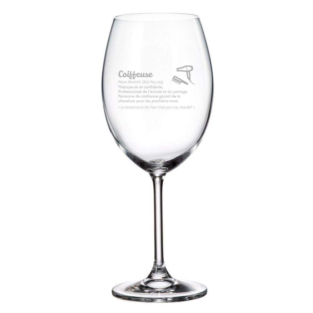 Verre gravé - Coiffeuse (définition)