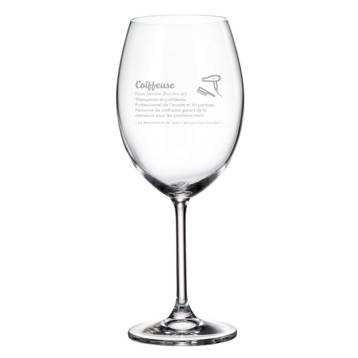 Verre gravé - Coiffeuse (définition)