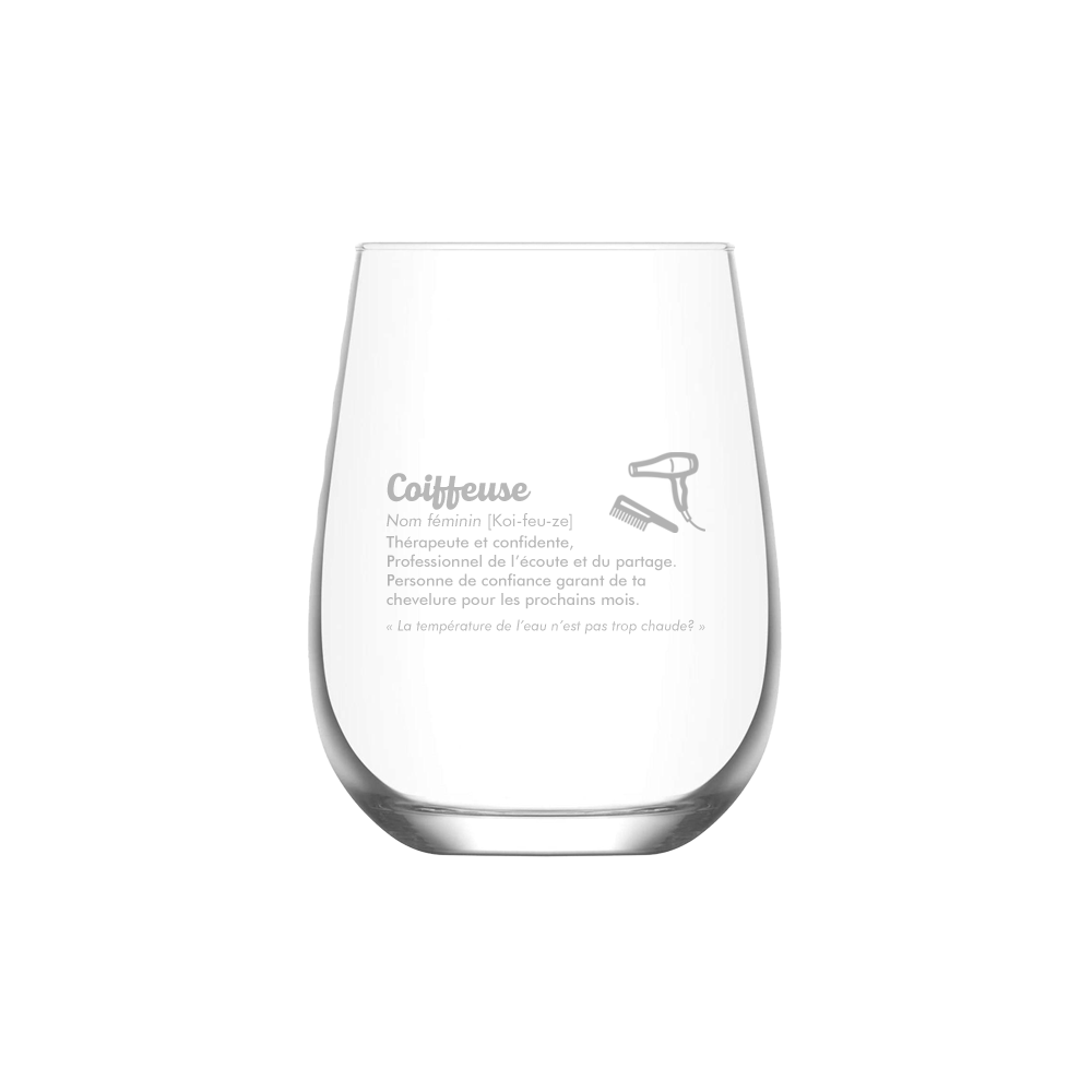 Verre gravé - Coiffeuse (définition)