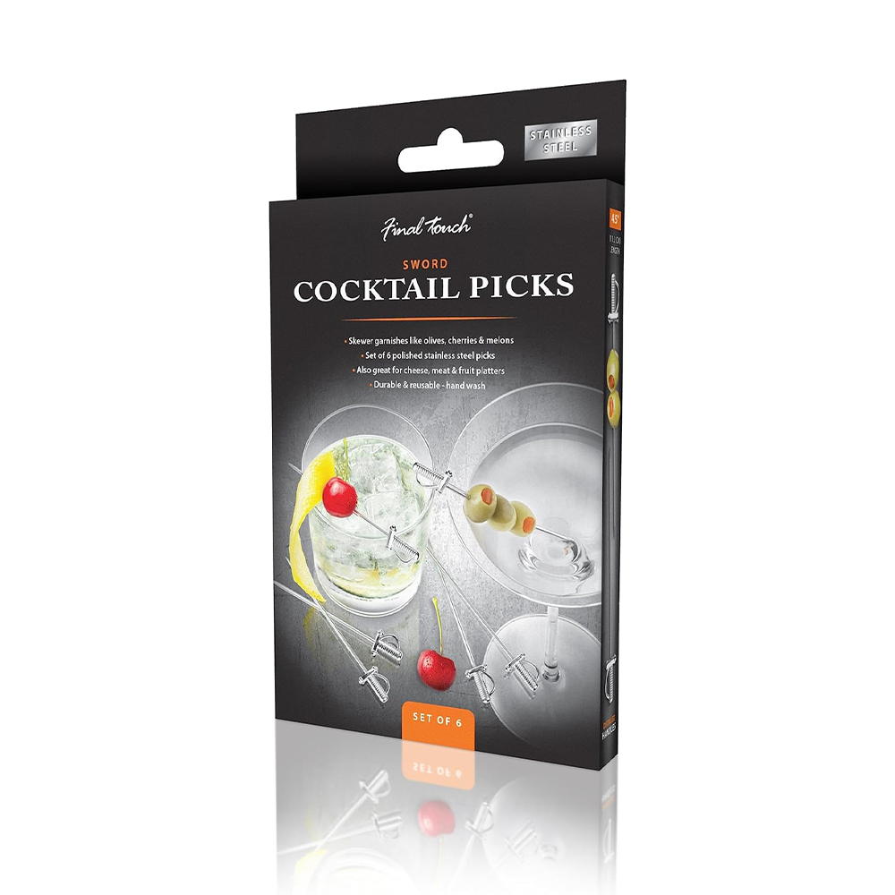Pic à Cocktail ÉPÉE (ensemble 6)