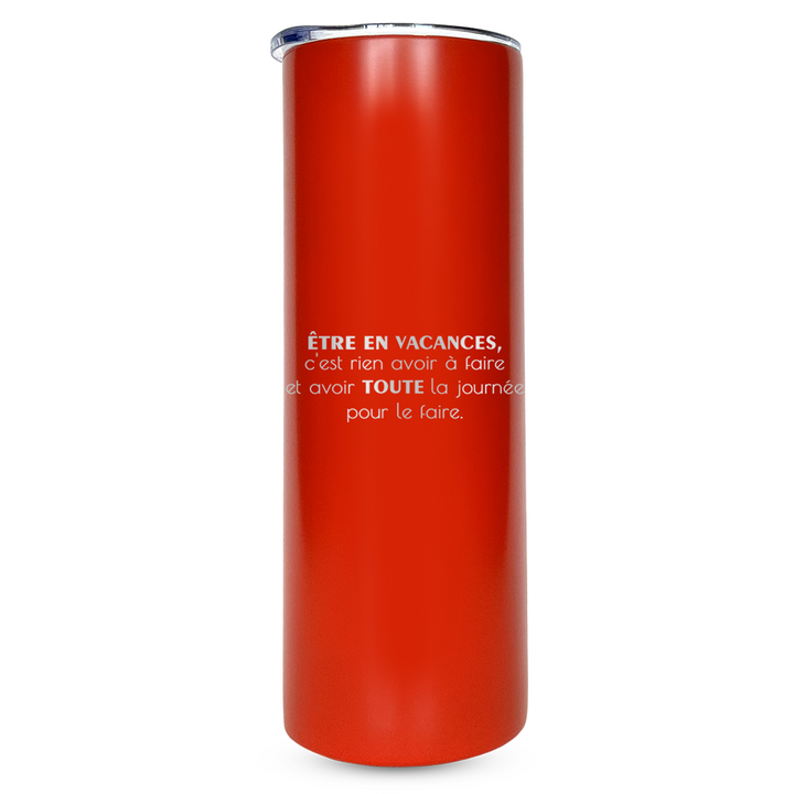 Verre gravé - Être en vacances