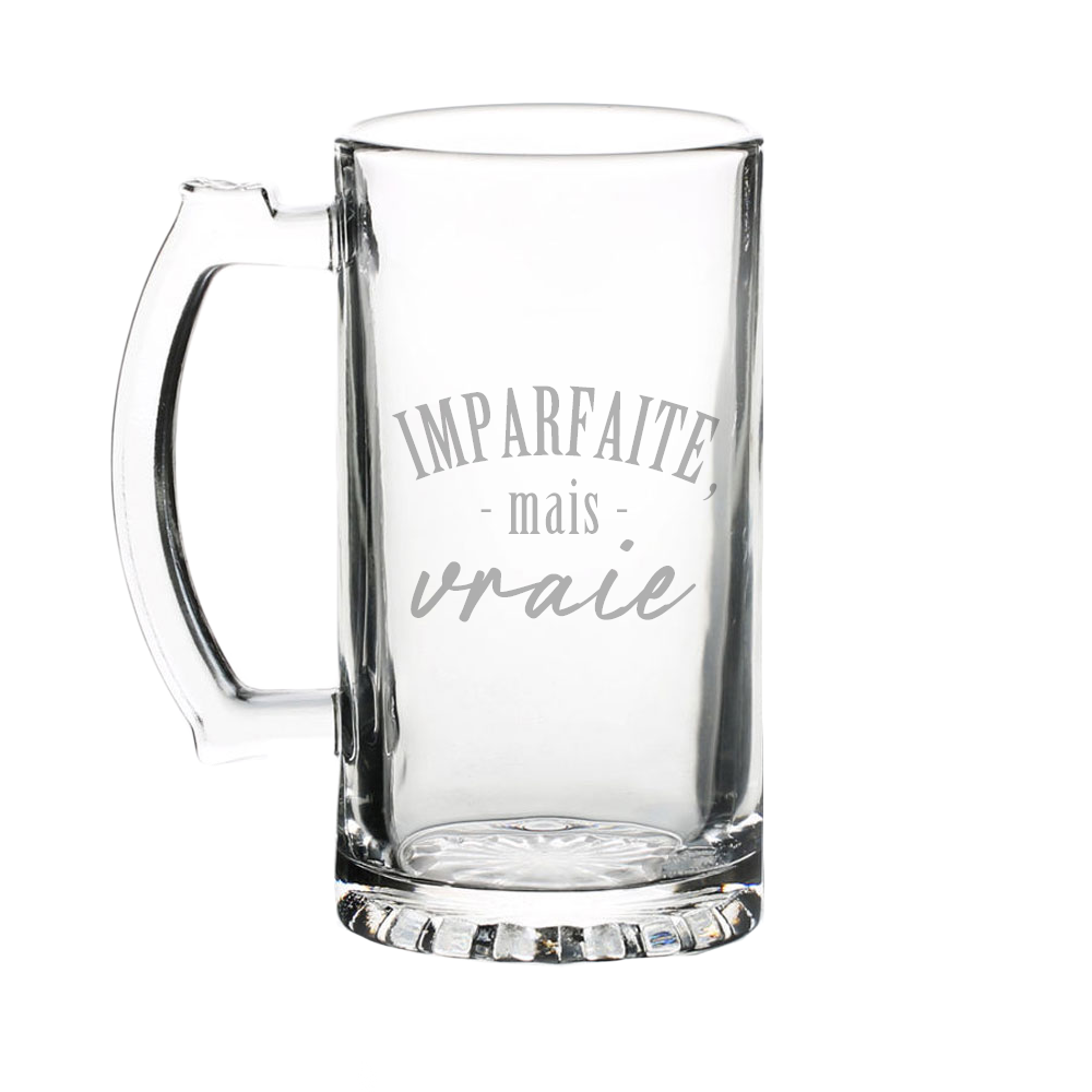 Verre Gravé - Imparfaite, mais vraie