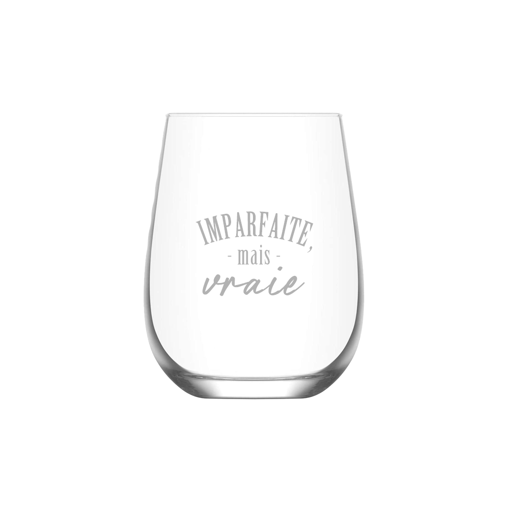 Verre Gravé - Imparfaite, mais vraie