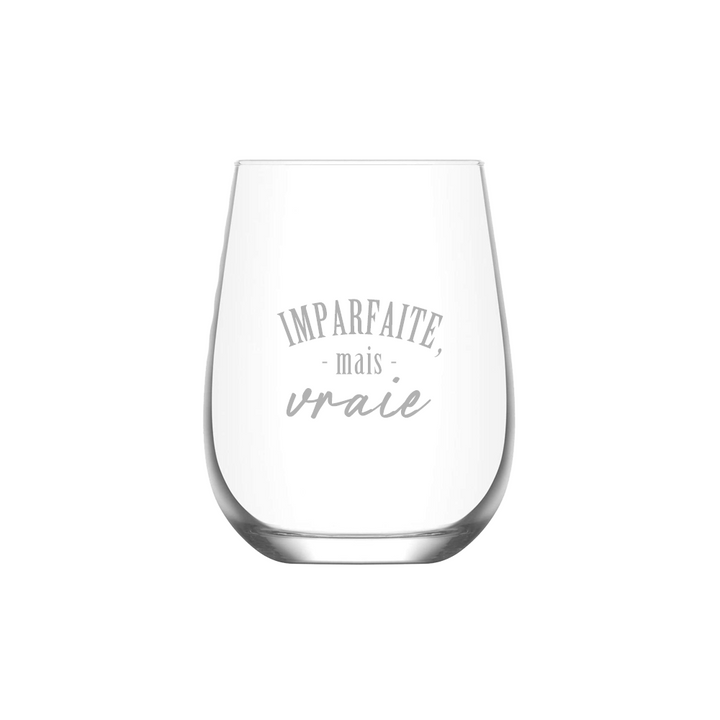 Verre Gravé - Imparfaite, mais vraie