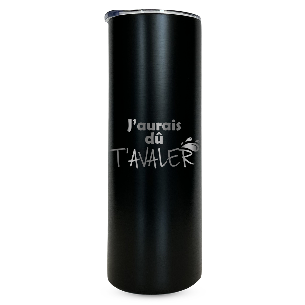 Verre gravé - J'aurais dû t'avaler