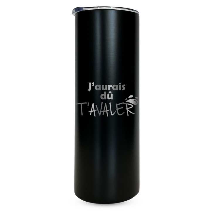 Verre gravé - J'aurais dû t'avaler