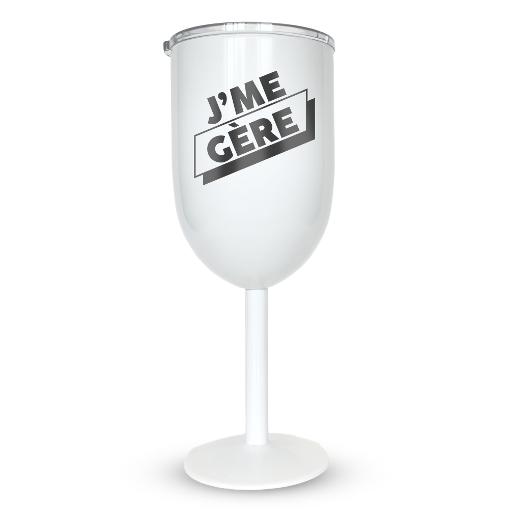 Verre gravé - J'me gère