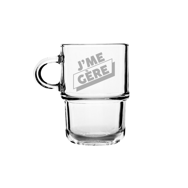 Verre gravé - J'me gère