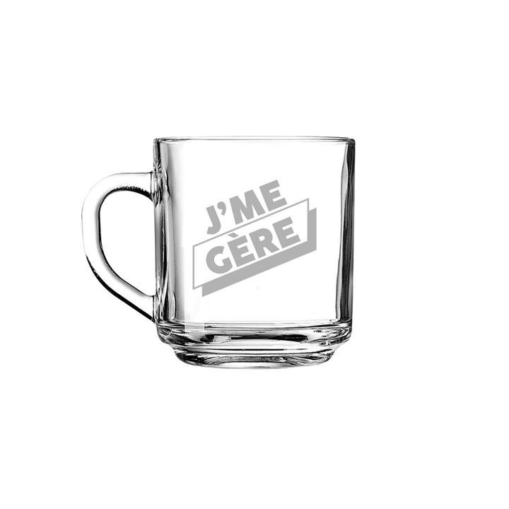 Verre gravé - J'me gère