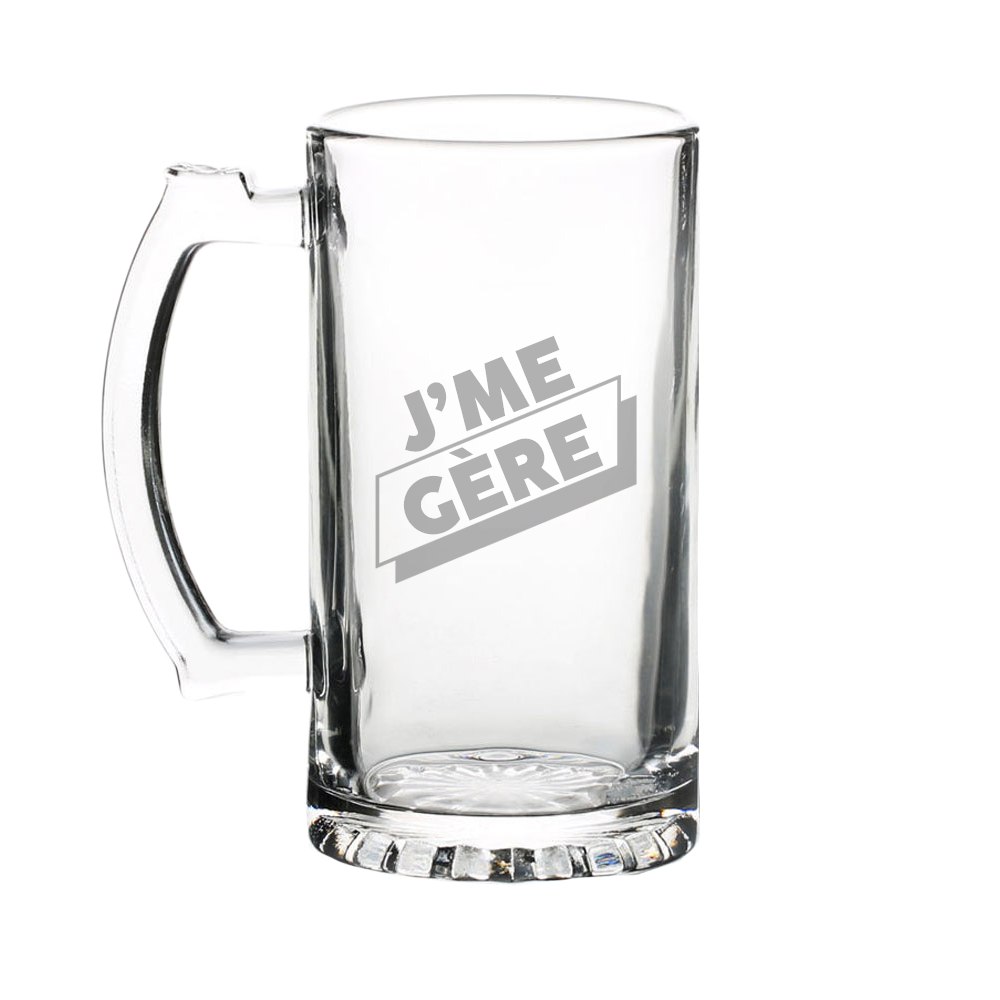 Verre gravé - J'me gère