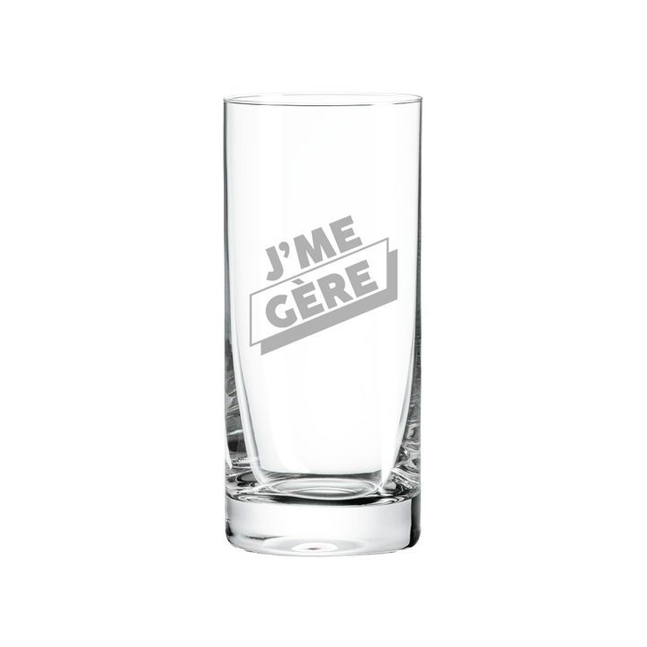 Verre gravé - J'me gère