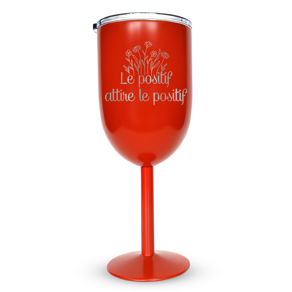 Verre gravé - Le positif attire le positif