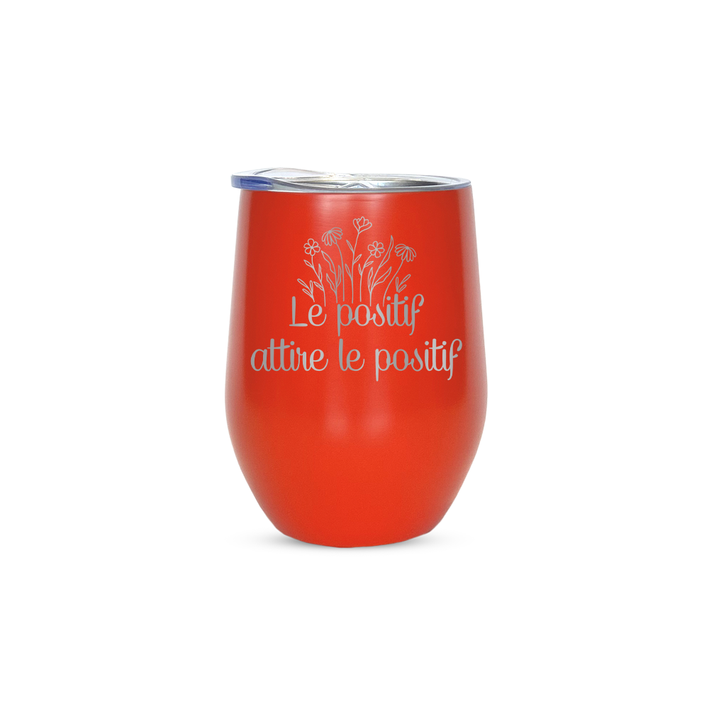 Verre gravé - Le positif attire le positif